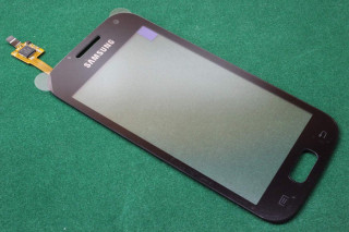 Тачскрин Samsung I8160 Galaxy Ace 2, черный, со скотчем, К-3