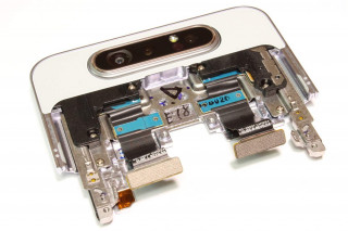 Камера задняя (модуль в сборе, с корпусом) Samsung A805FN/DSM Galaxy A80, серебро, оригинал